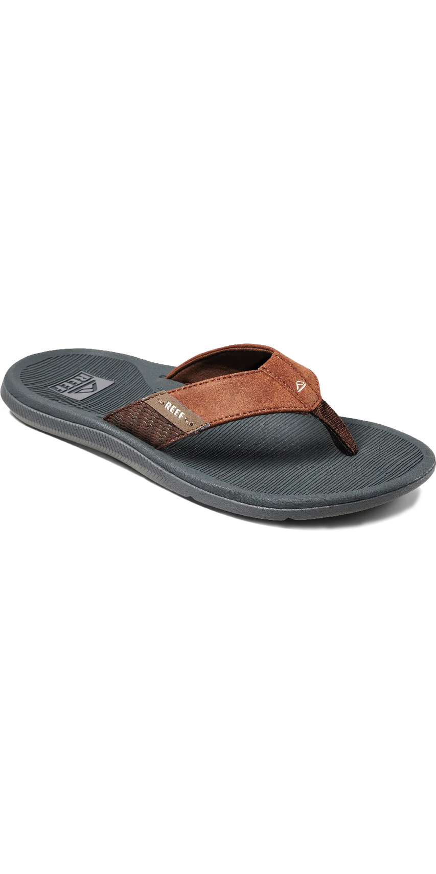 Brown reef cheap flip flops